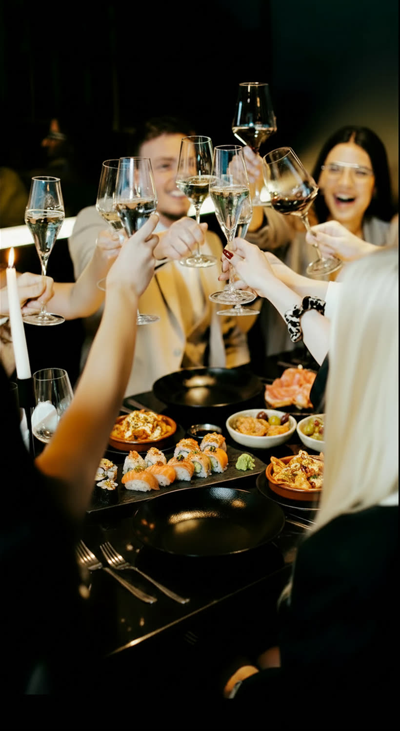 Gemeinsames Dinner in einer unserer IKKI-Locations