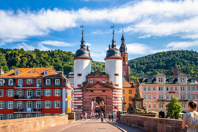 Brückentor der Alten Brücke in Heidelberg
