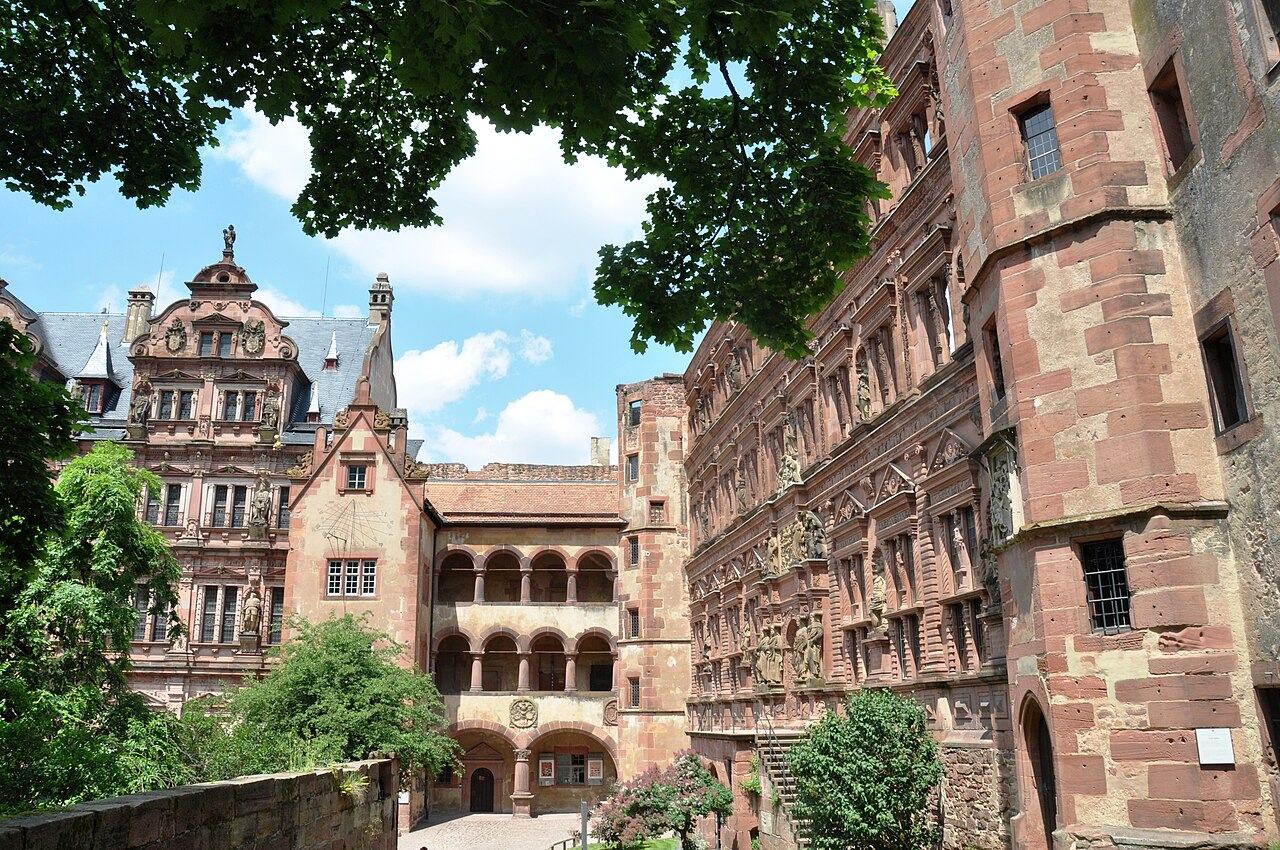 Innenhof des Heidelberger Schlosses