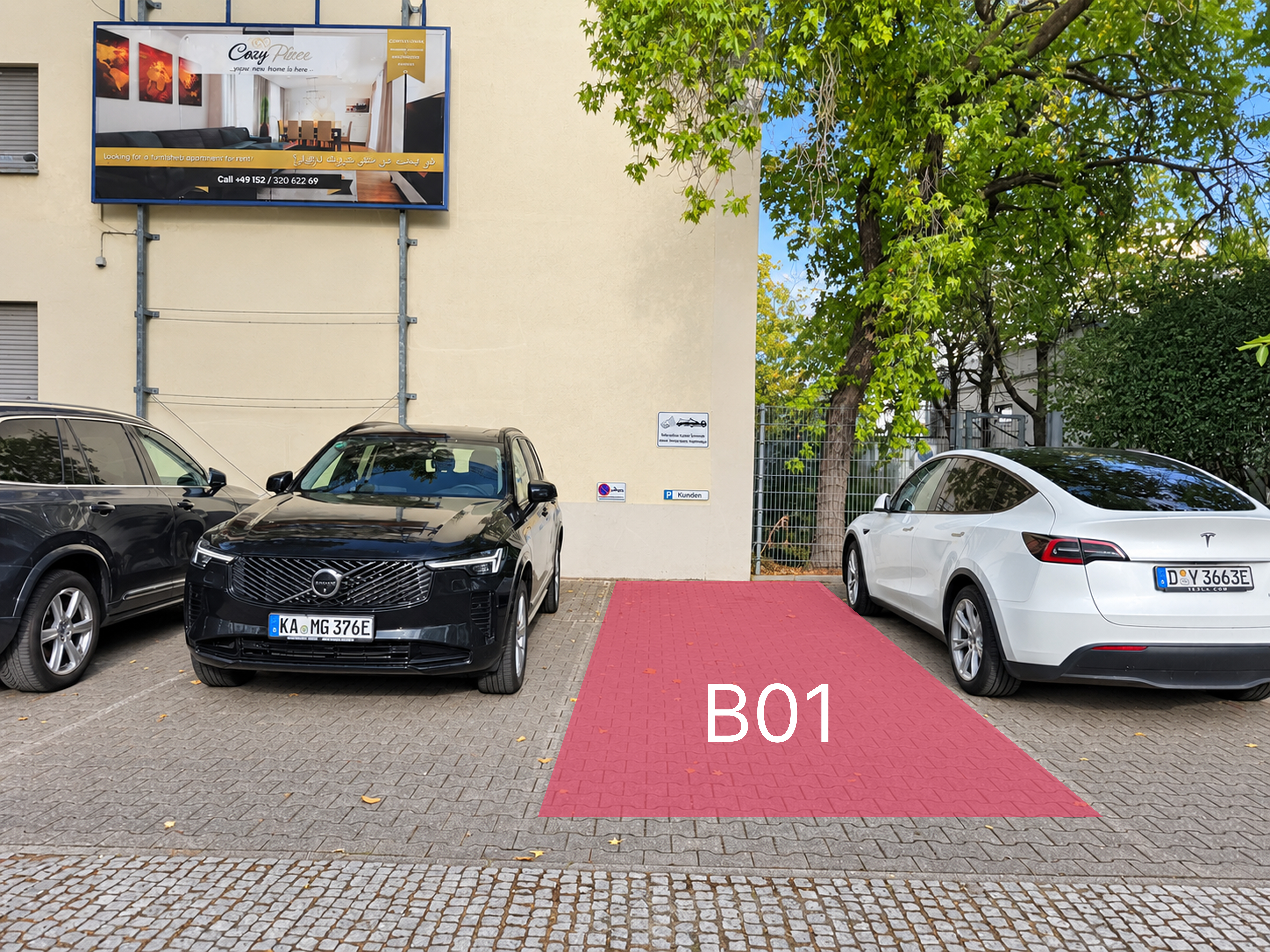 Parkplatz B06 – Ansicht 1